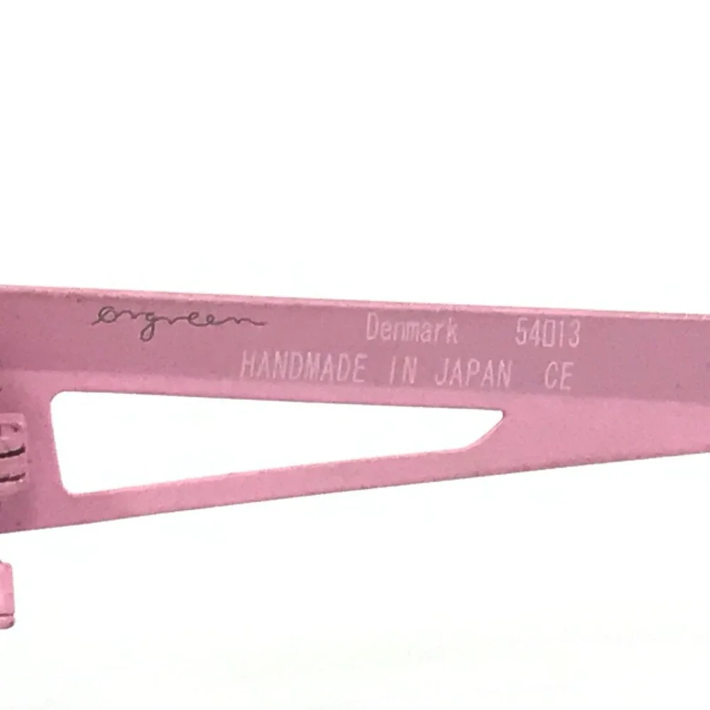 Orgreen Eyeglasses Frames HELLDIVER 8 Brown Pink Rectangular 53-15-135